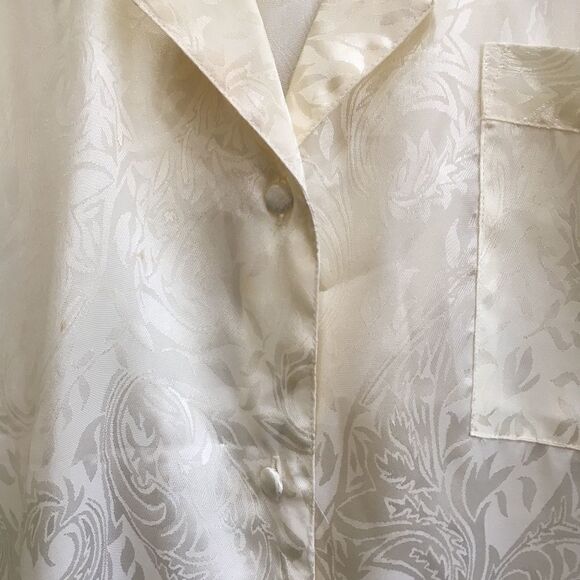 NEW WITH TAGS VINTAGE LA‎ II SLEEP SHIRT IN CREAM - Picture 4 of 8